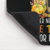 German Shepherd I Am Not Retired I'm Under New Man マウスパッド (コーナー)