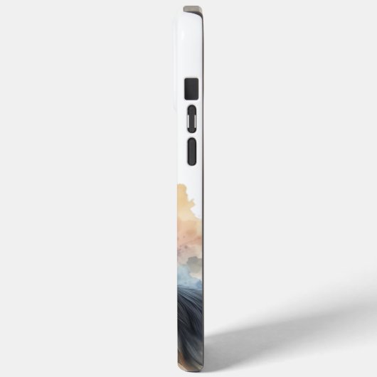 German Shepherd in Watercolor Case-Mate iPhoneケース (裏面 / 左)