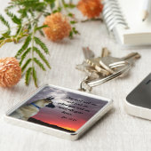 German Shepherd Jeremiah 29:13 Keychain キーホルダー (側面)