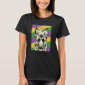 German Shepherd Jester Mardi Gras Dog Mom or Dad Tシャツ (正面)