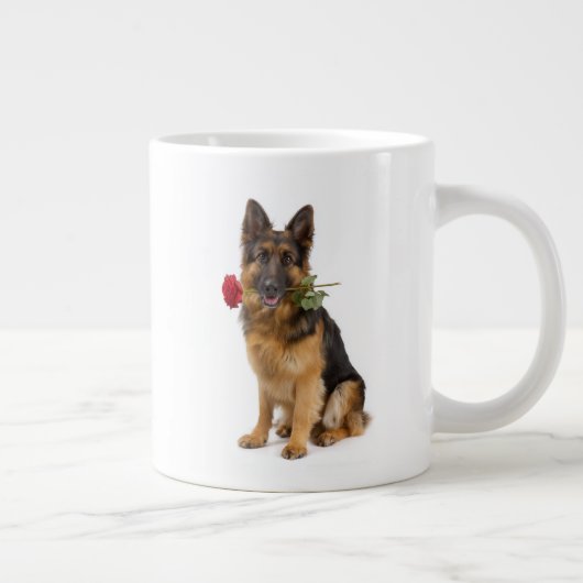 German Shepherd Love ジャンボコーヒーマグカップ (右)