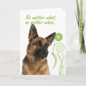 German Shepherd Love & Support Card カード (正面)