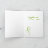 German Shepherd Love & Support Card カード (内部)