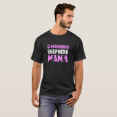 German Shepherd Mama Mother Tシャツ (正面フル)