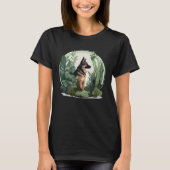 German Shepherd Mama Plant  Dog Tシャツ (正面)