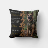 German Shepherd Memorial Hug This Pillow クッション (正面)
