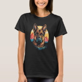 German Shepherd Men Women Kids 4 Tシャツ (正面)