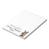 German Shepherd Momメモ帳 ノートパッド (回転)