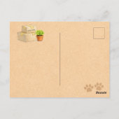 German Shepherd New House Moving ポストカード (裏面)