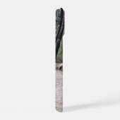 German Shepherd on a Forest Trail iPhone 15ケース (右側面)