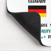 German Shepherd Origin Funny German Shepherd Lover マウスパッド (コーナー)