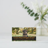 German Shepherd Puppies Kennel Business Card 名刺 (スタンド正面)