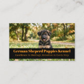 German Shepherd Puppies Kennel Business Card 名刺 (正面)