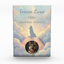 German Shepherd Rainbow Bridge Acrylic Photo Block フォトブロック