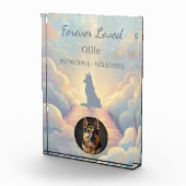 German Shepherd Rainbow Bridge Acrylic Photo Block フォトブロック (右)