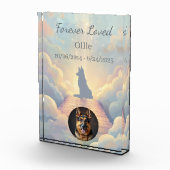 German Shepherd Rainbow Bridge Acrylic Photo Block フォトブロック (右)