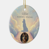 German Shepherd Rainbow Bridge Ornament セラミックオーナメント (右)