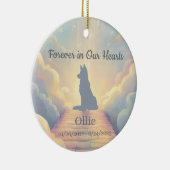 German Shepherd Rainbow Bridge Ornament セラミックオーナメント (右)