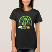 German Shepherd Shamrock St Patricks Day Rainbow G Tシャツ (正面)