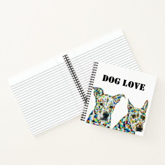 German Shepherd Shar pei & Lab Notebook ノートブック (内部)