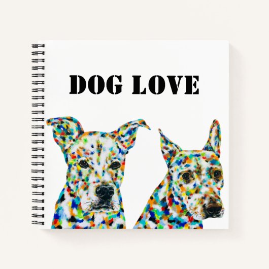 German Shepherd Shar pei & Lab Notebook ノートブック (正面)