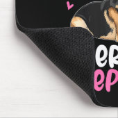 German Shepherd Shirt For Girls Women German Sheph マウスパッド (コーナー)