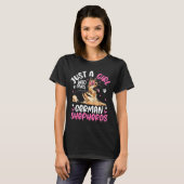 German Shepherd Shirt For Girls Women German Sheph Tシャツ (正面フル)