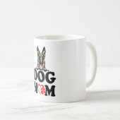 German Shepherd Stickers – ドイツの羊飼い犬の母 コーヒーマグカップ (正面右)