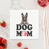 German Shepherd Stickers – ドイツの羊飼い犬の母 スタンダードランチョンナプキン (インサイチュ)