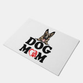 German Shepherd Stickers – ドイツの羊飼い犬の母 ドアマット (アングル)