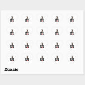 German Shepherd Stickers – ドイツの羊飼い犬の母 ハートシール (シート)