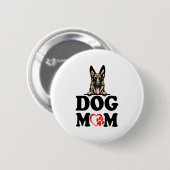 German Shepherd Stickers – ドイツの羊飼い犬の母 缶バッジ (正面&裏面)
