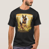 German Shepherd Tシャツ (正面)