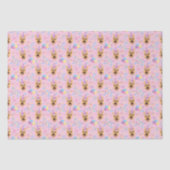 German Shepherd Tissue Paper in Pink 薄葉紙 (正面)