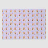 German Shepherd Tissue Paper in Purple 薄葉紙 (正面)