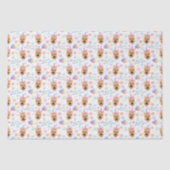 German Shepherd Tissue Paper in White 薄葉紙 (正面)