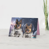 German Shepherd Valentine Card シーズンカード (裏面)