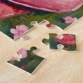 German Shepherd Valentine’s Day Art ジグソーパズル (側面)