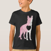 German Shepherd Valentines Day Cud Love Dog _1 Tシャツ (正面)