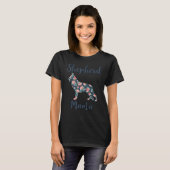 German Shepherd  Women Mama Dog Mom Mother Day Tシャツ (正面フル)