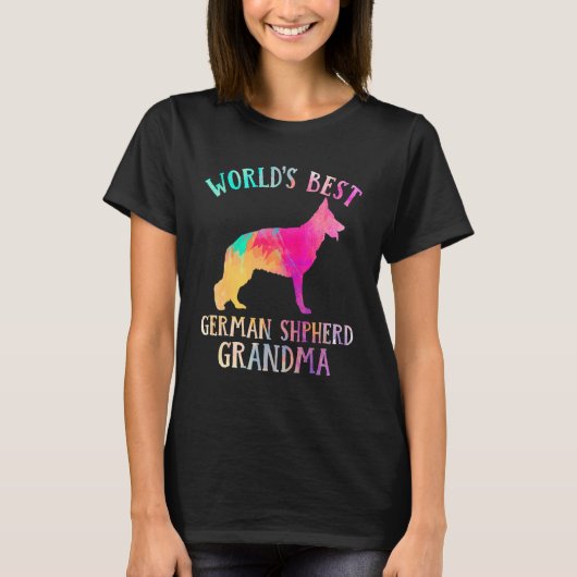 German Shepherd  Worldu2019s Best German Shepherd  Tシャツ (正面)