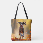 German Shorthair Pointer Elegant Shoulder Tote Bag トートバッグ (裏面)