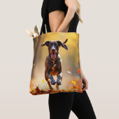 German Shorthair Pointer Elegant Shoulder Tote Bag トートバッグ (クローズアップ)
