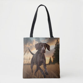 German Shorthair Pointer Elegant Shoulder Tote Bag トートバッグ