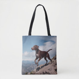 German Shorthair Pointer Elegant Shoulder Tote Bag トートバッグ