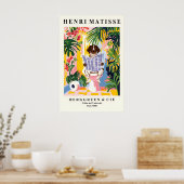 German Shorthair Pointer Print Matisse Style Dog ポスター (キッチン)