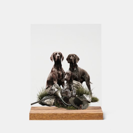 German Shorthaired Pointer     アクリルサイン (正面)