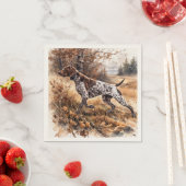  German Shorthaired Pointer  スタンダードカクテルナプキン (インサイチュ)