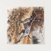  German Shorthaired Pointer  タペストリー (正面(横))