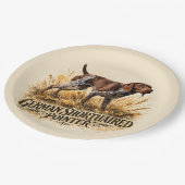  German Shorthaired Pointer  ペーパープレート (アングル)